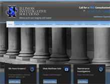 Tablet Screenshot of chicagoinvestigations.com